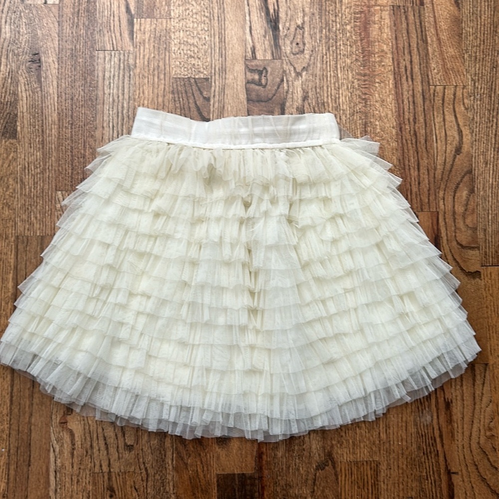 Ivory tulle skirt